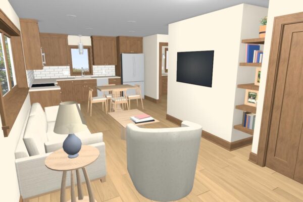 Living Room-Kitchen 1