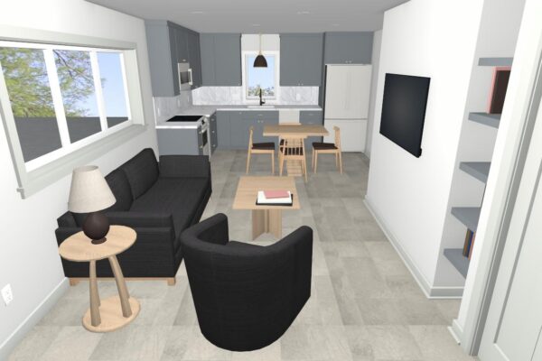 Living Room-Kitchen 2