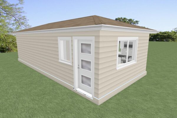 S Hip Roof Exterior 1