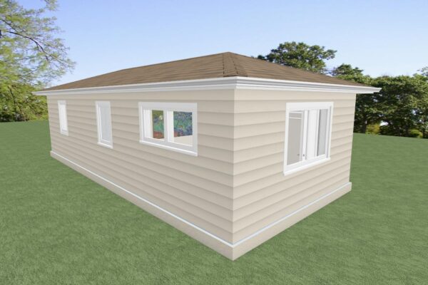 S Hip Roof Exterior 2