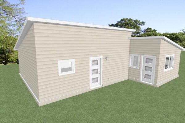 S+2 Skillion Roof Exterior 1