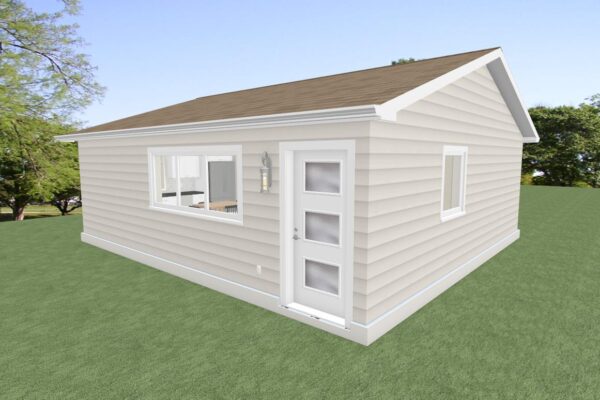 T Gable Roof Exterior 1